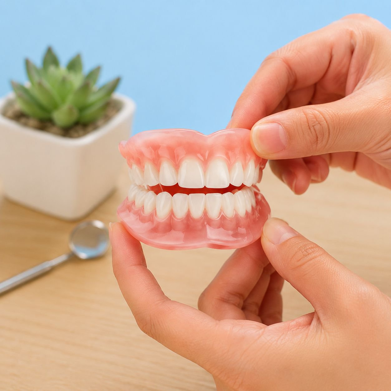 Comfortable dentures for daily use