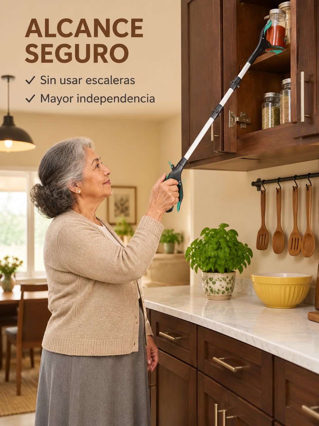 Clip para papelera plegable de tres secciones