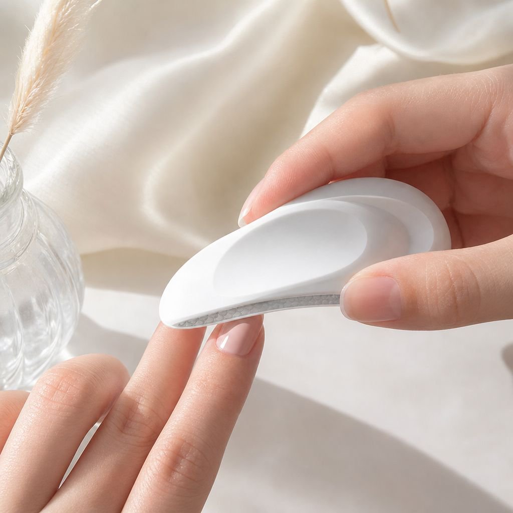 Accessoire de soin des ongles ergonomique incurvé