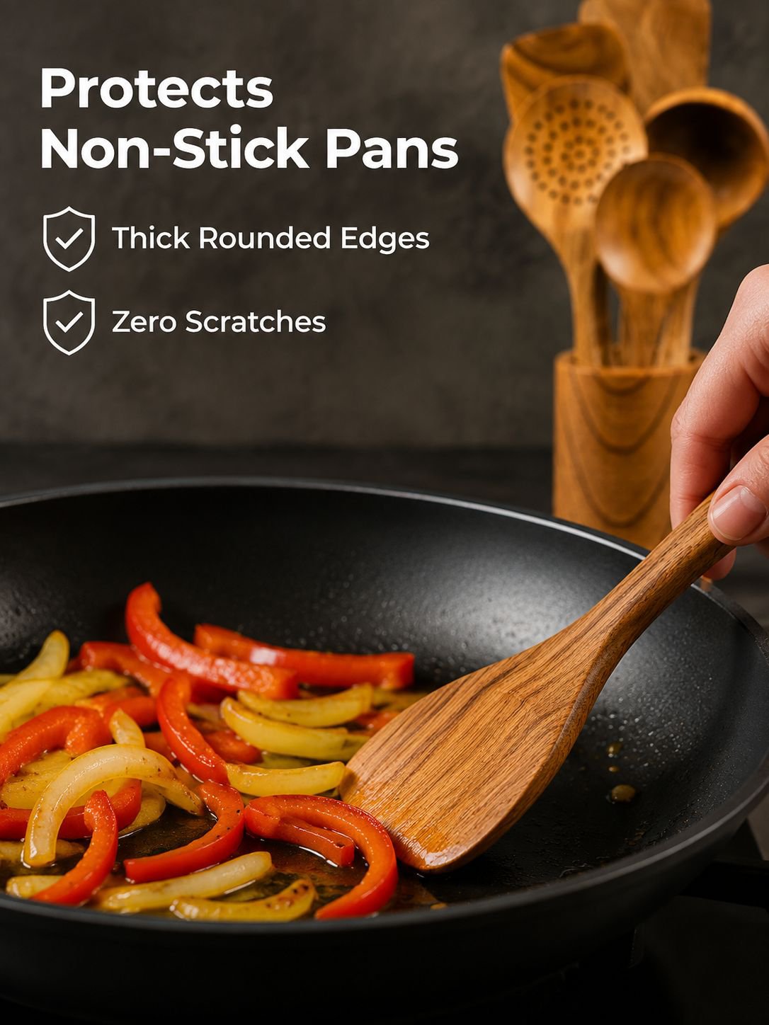 Wooden Cooking Utensil Set
