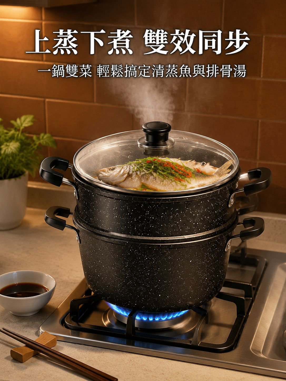 多功能家用大號不沾湯鍋