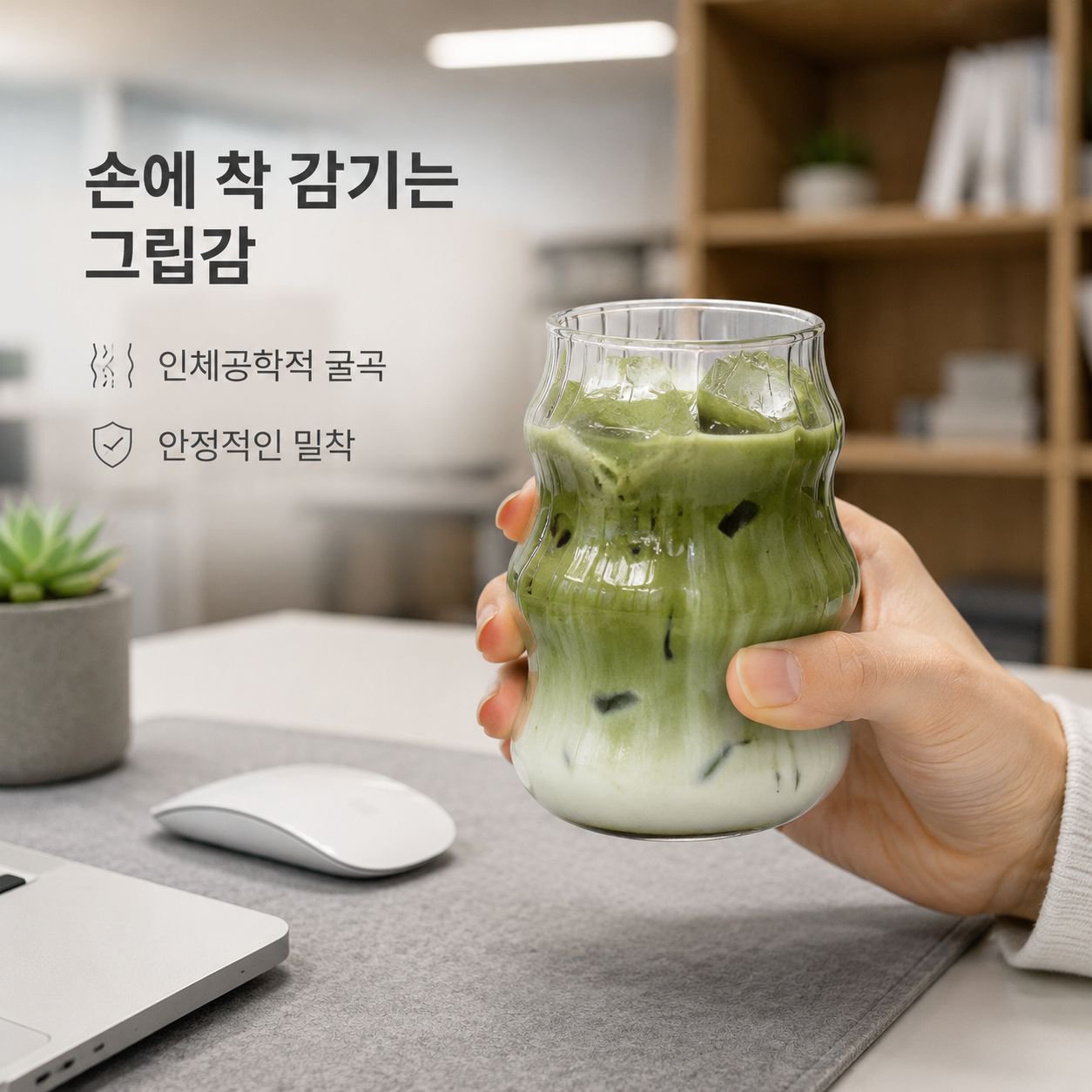 고붕규산 유리 구름 컵