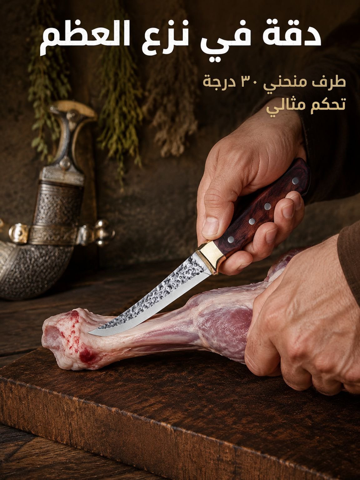 مجموعة السكاكين الحادة الألمانية المصنوعة يدويا من 3 قطع