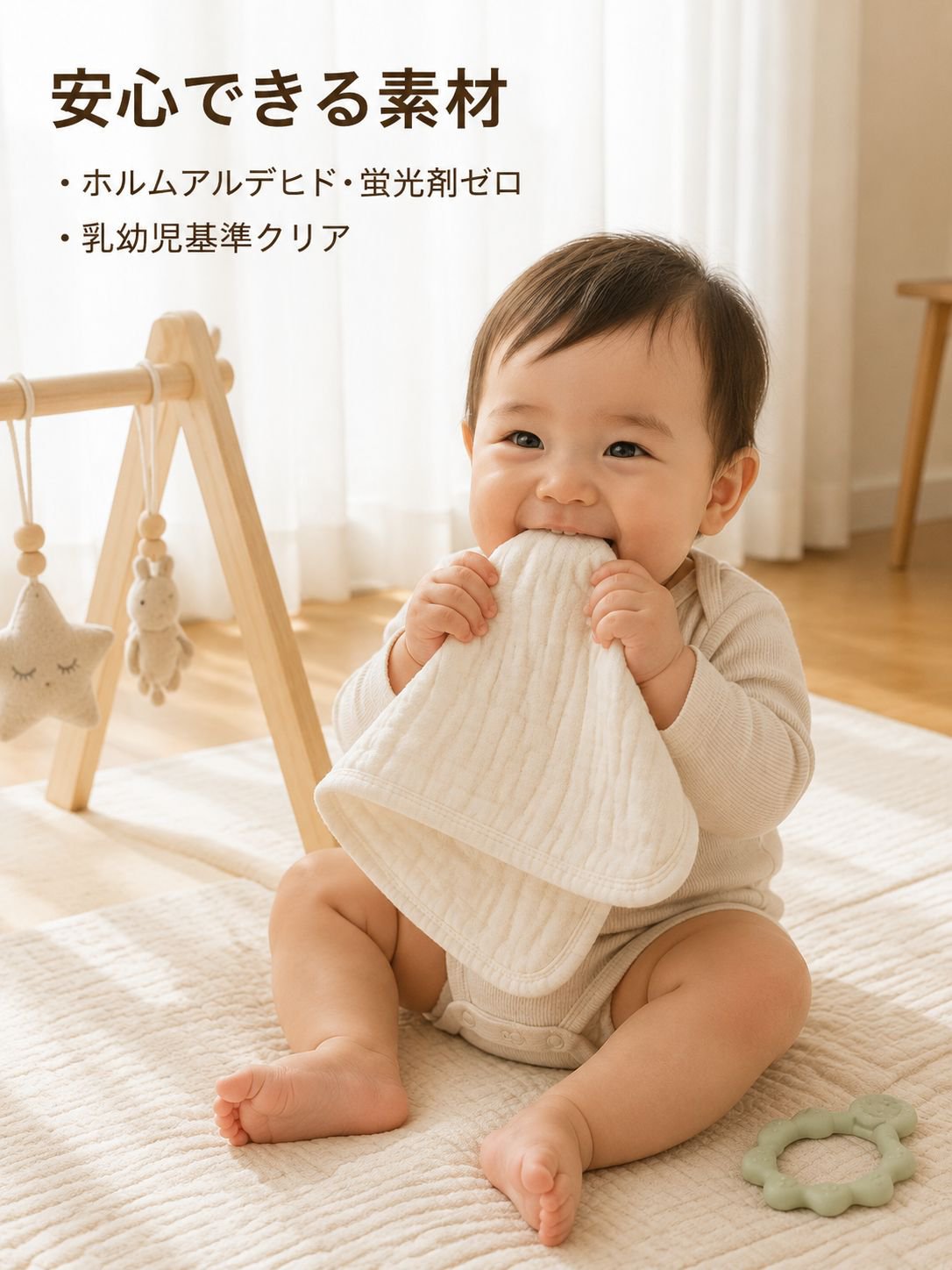 幼児用フェイスタオル