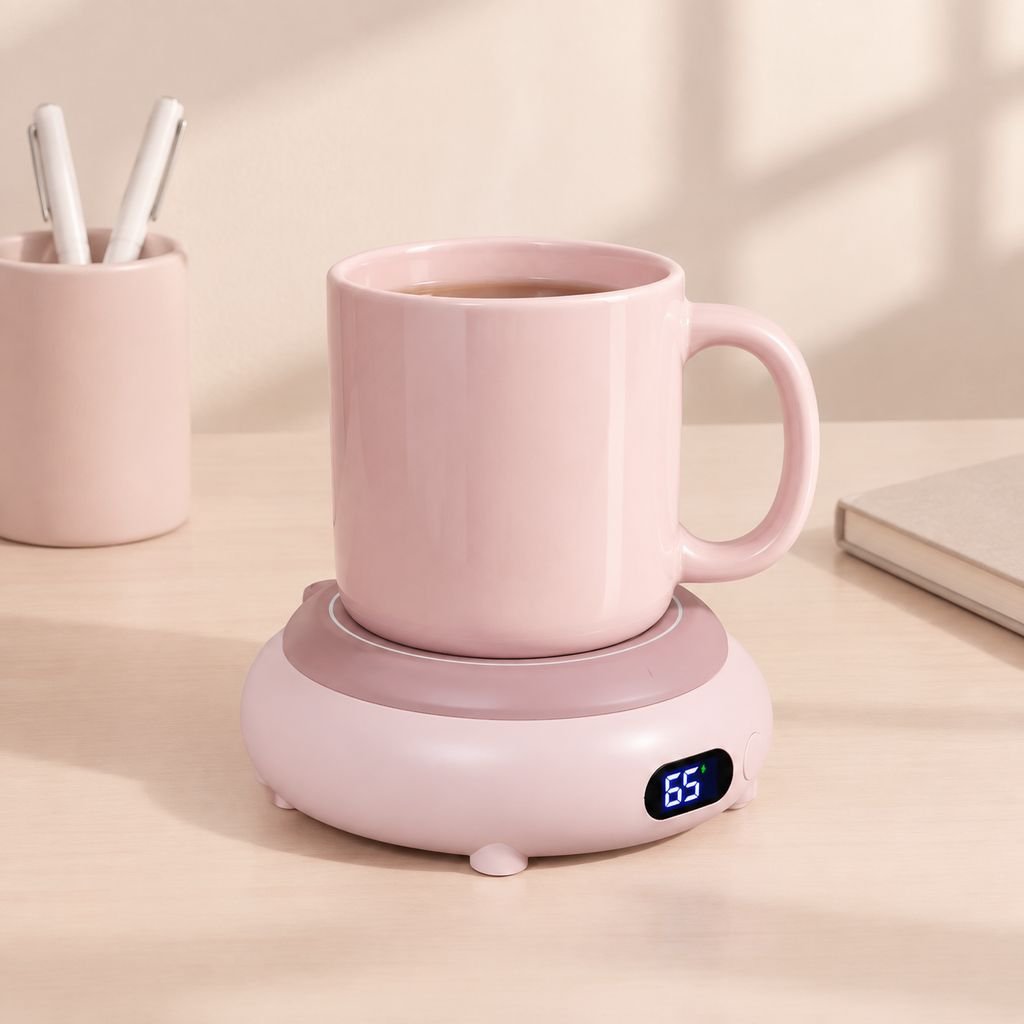 Portable Wireless Temperature-Control Mug for Office