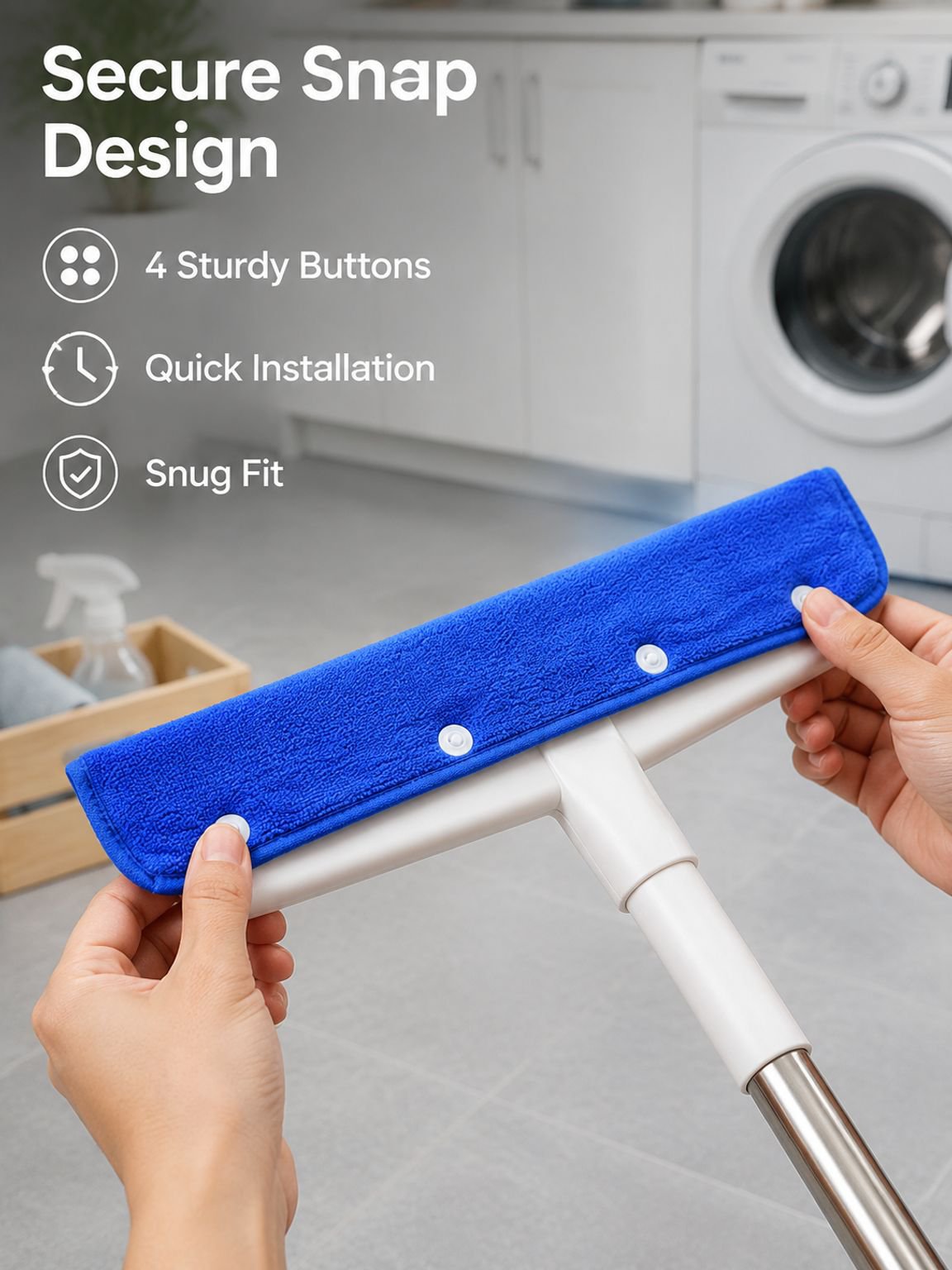 Mopping Mop Set Dual-Use Cleaning Cloth