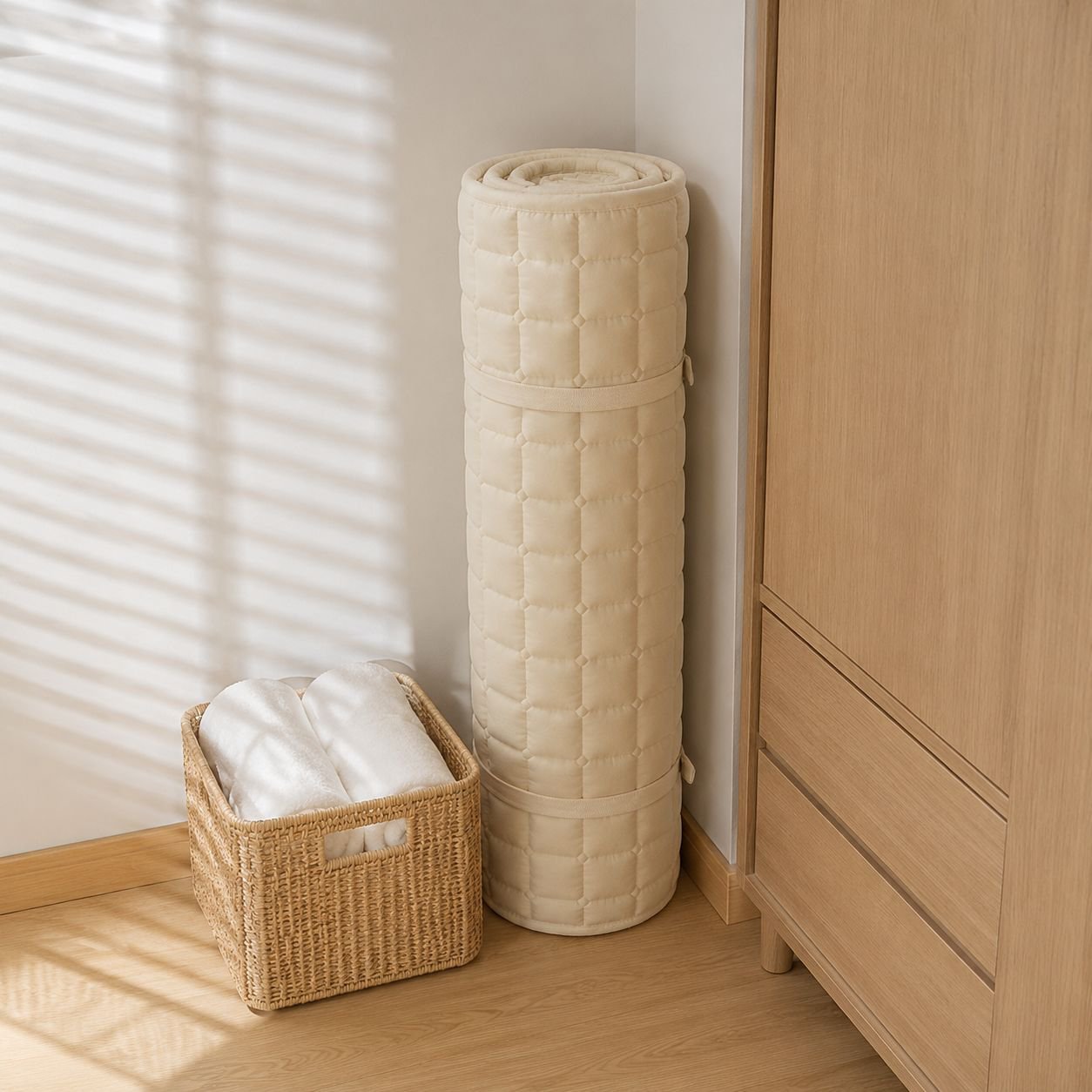 Colchoneta antideslizante para dormitorio estudiantil, lavable a máquina