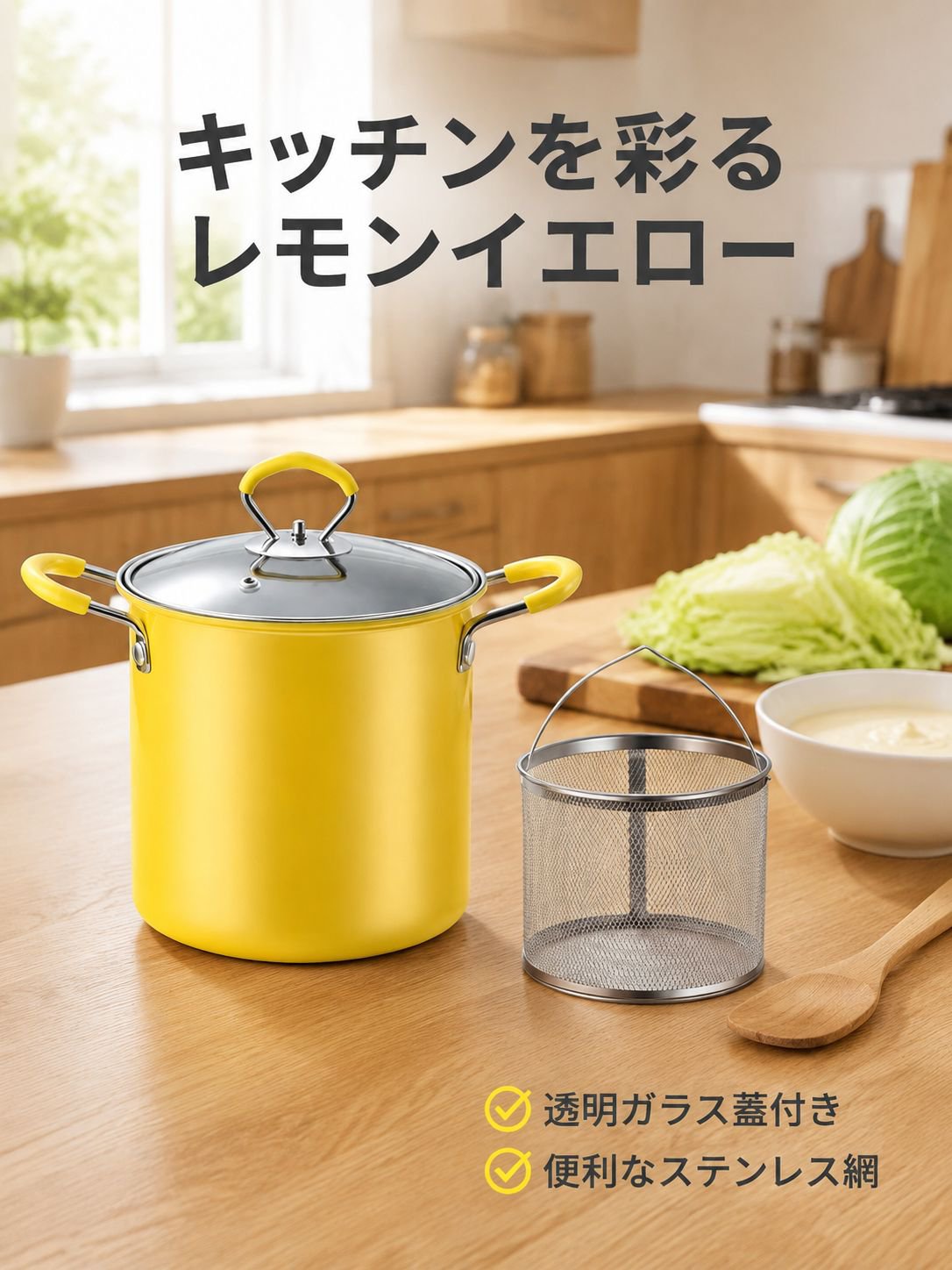 大容量の無煙天ぷら鍋