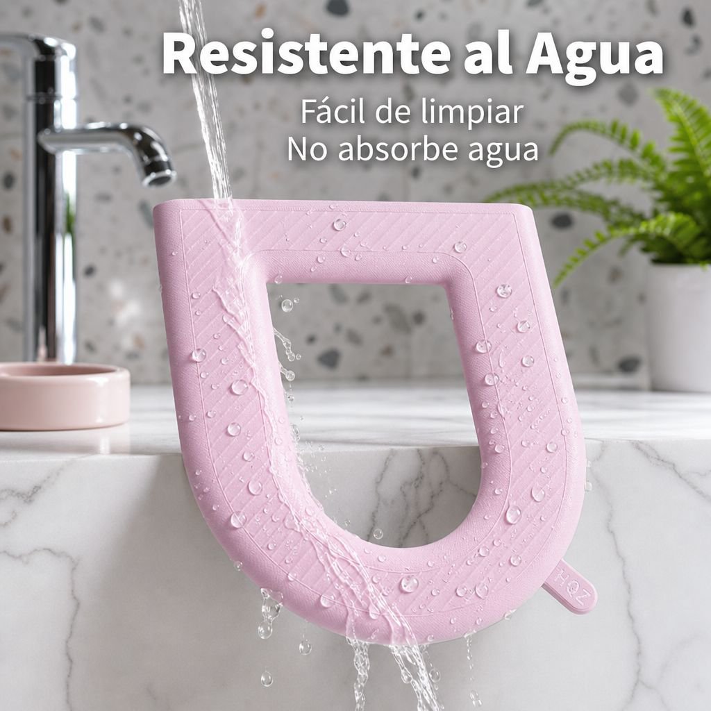 Cubierta de inodoro impermeable de silicona para uso doméstico, universal para todas las estaciones