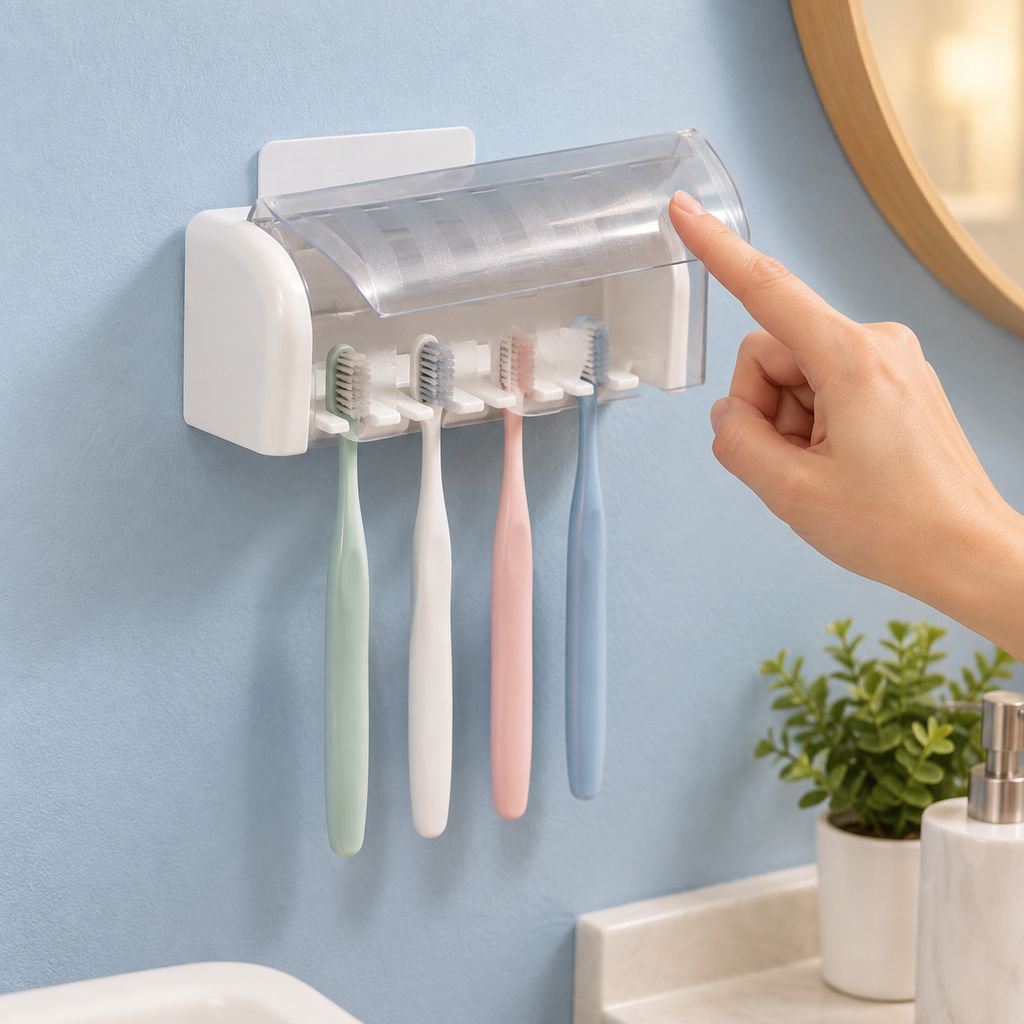 JMY Bathroom Waterproof Toothbrush Holder