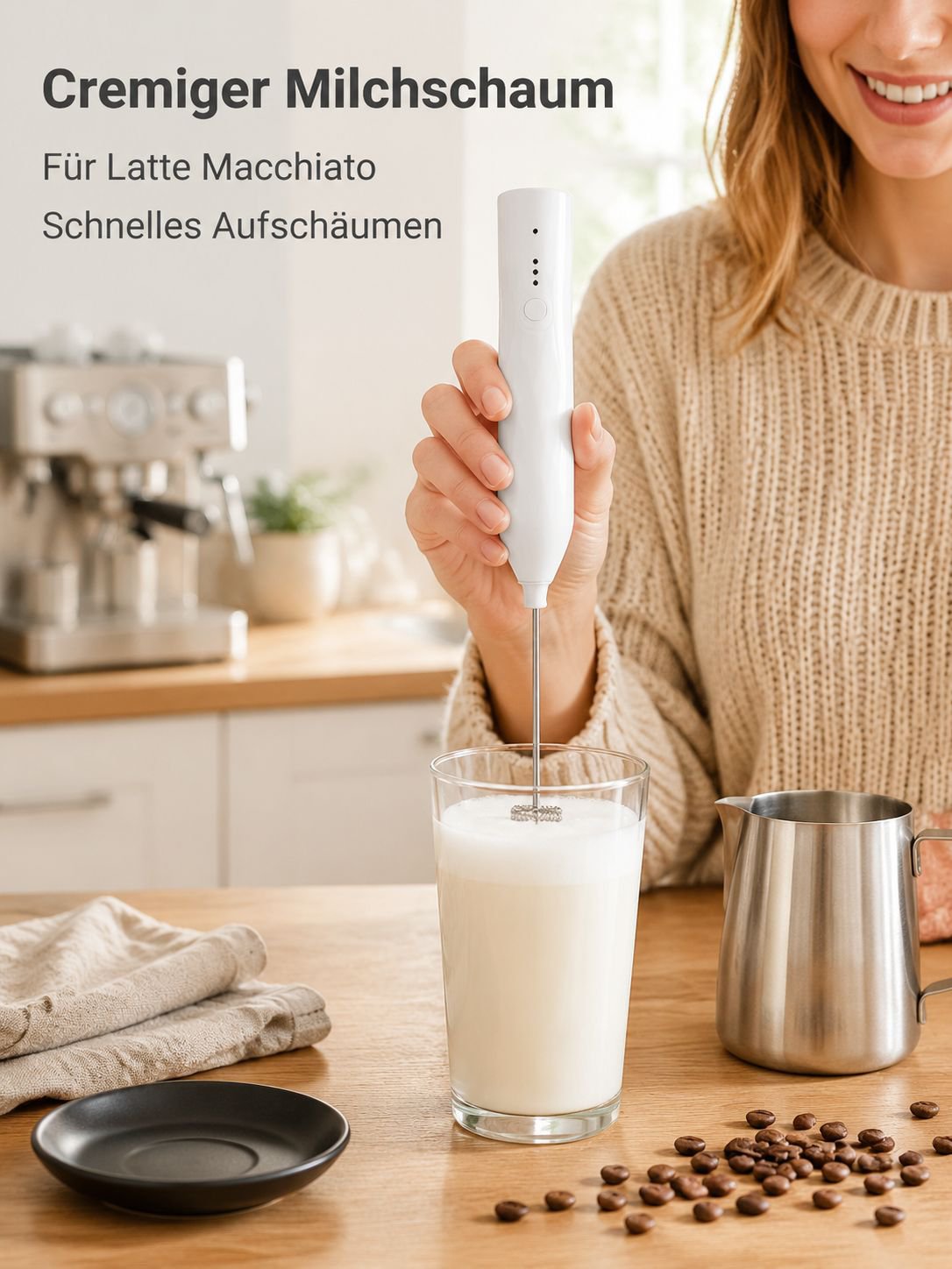 Wiederaufladbarer kabelloser Schneebesen