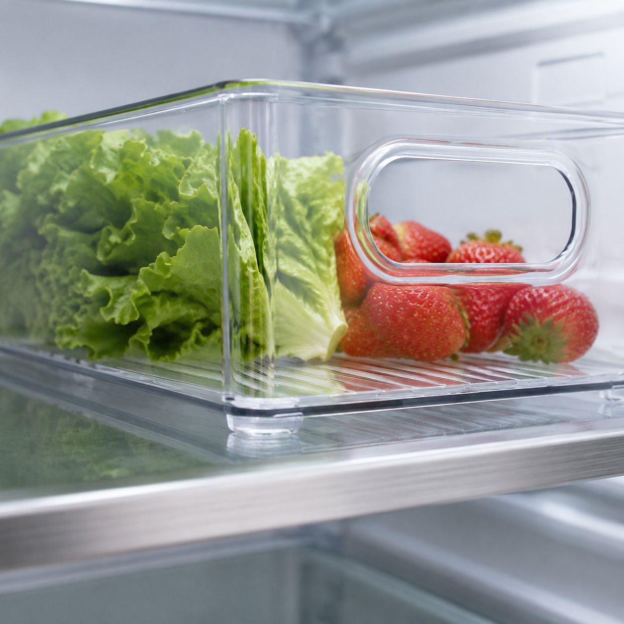 Household acrylic storage boxes for snacks and pantry items