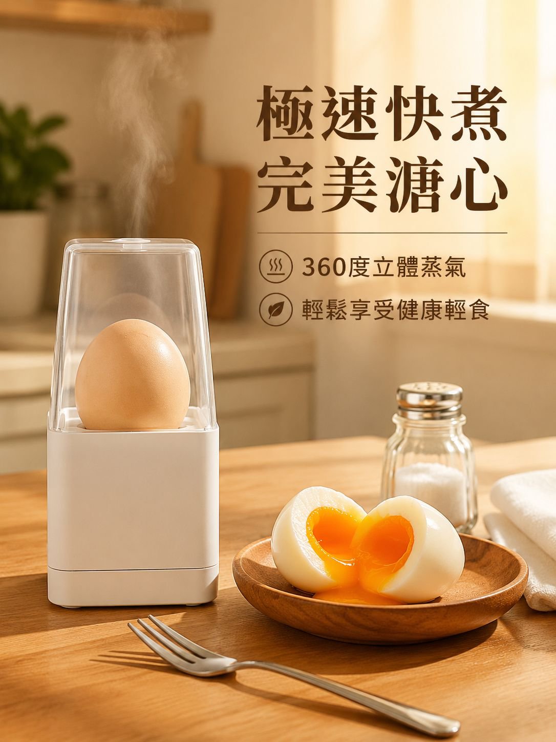 智慧安全家用煮蛋機