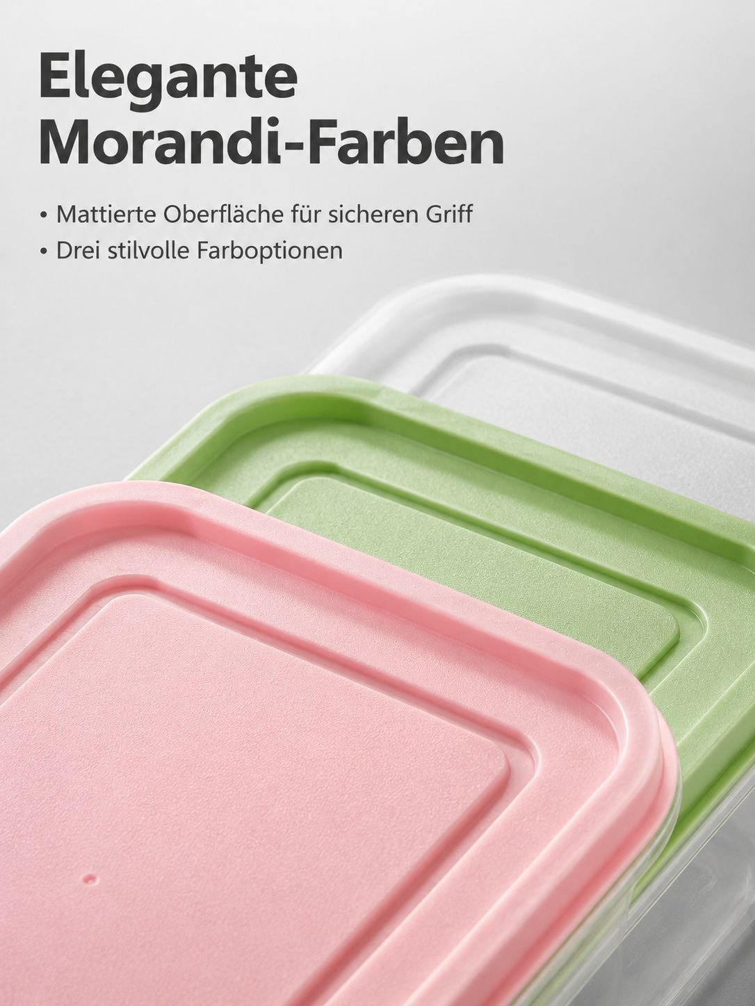 Lebensmittelechte PP Frischhaltebox mit Deckel