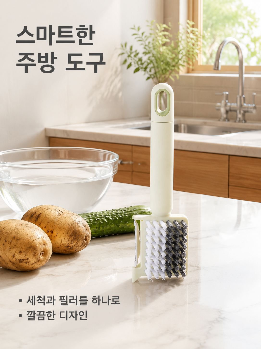 다용도 과일·채소 브러시