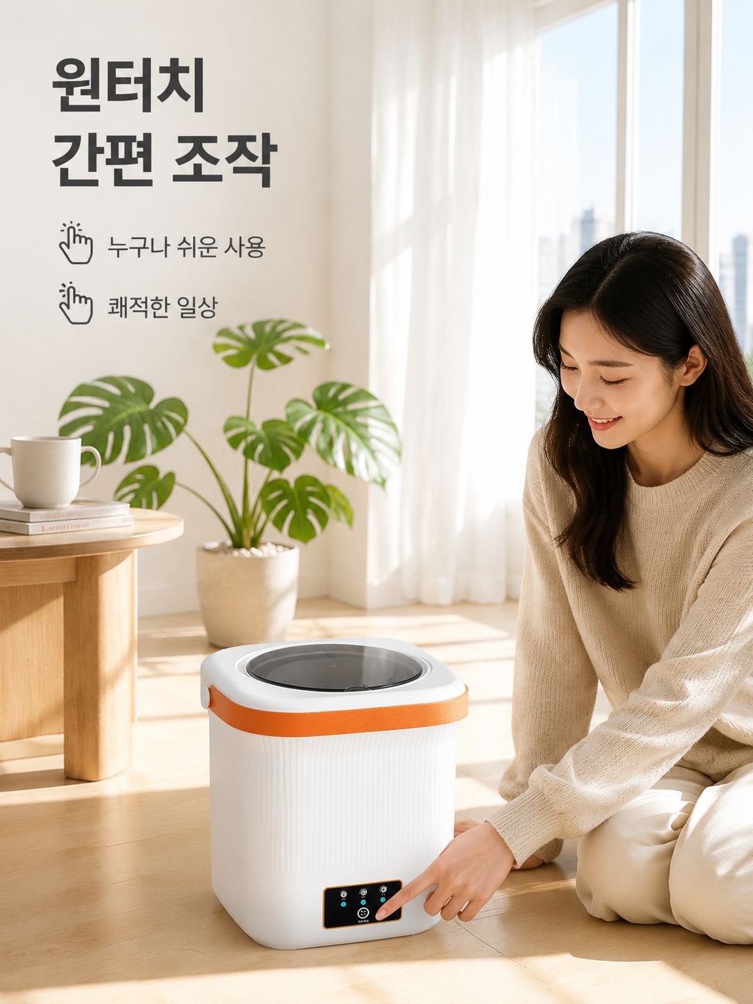 휴대용 속옷 소형 세탁 탈수기