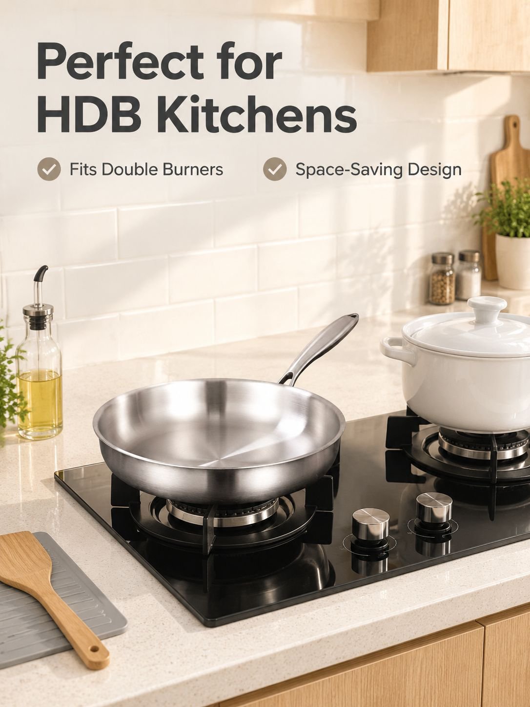 Non stick cooktop, induction cooker, gas universal frying pan