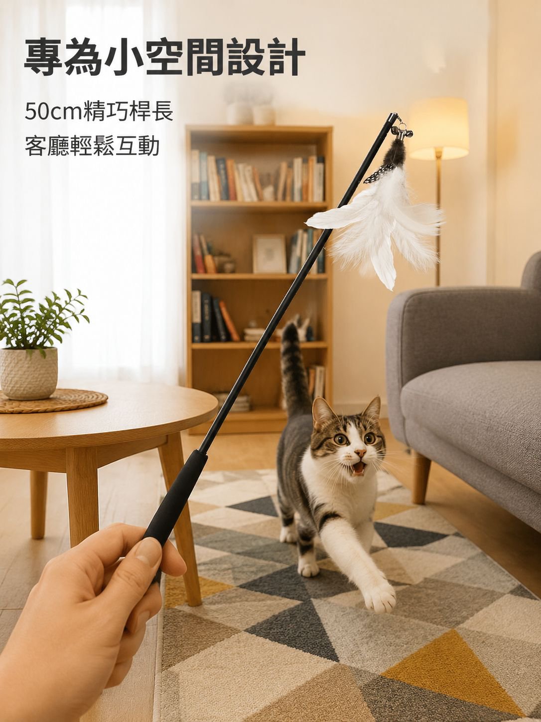 加固型彈簧貓咪逗玩棒