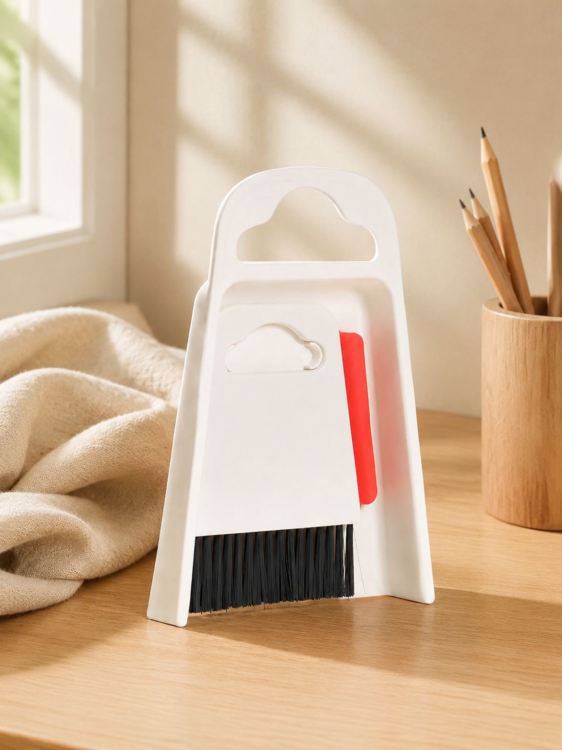 Mini Desktop Broom and Dustpan Set
