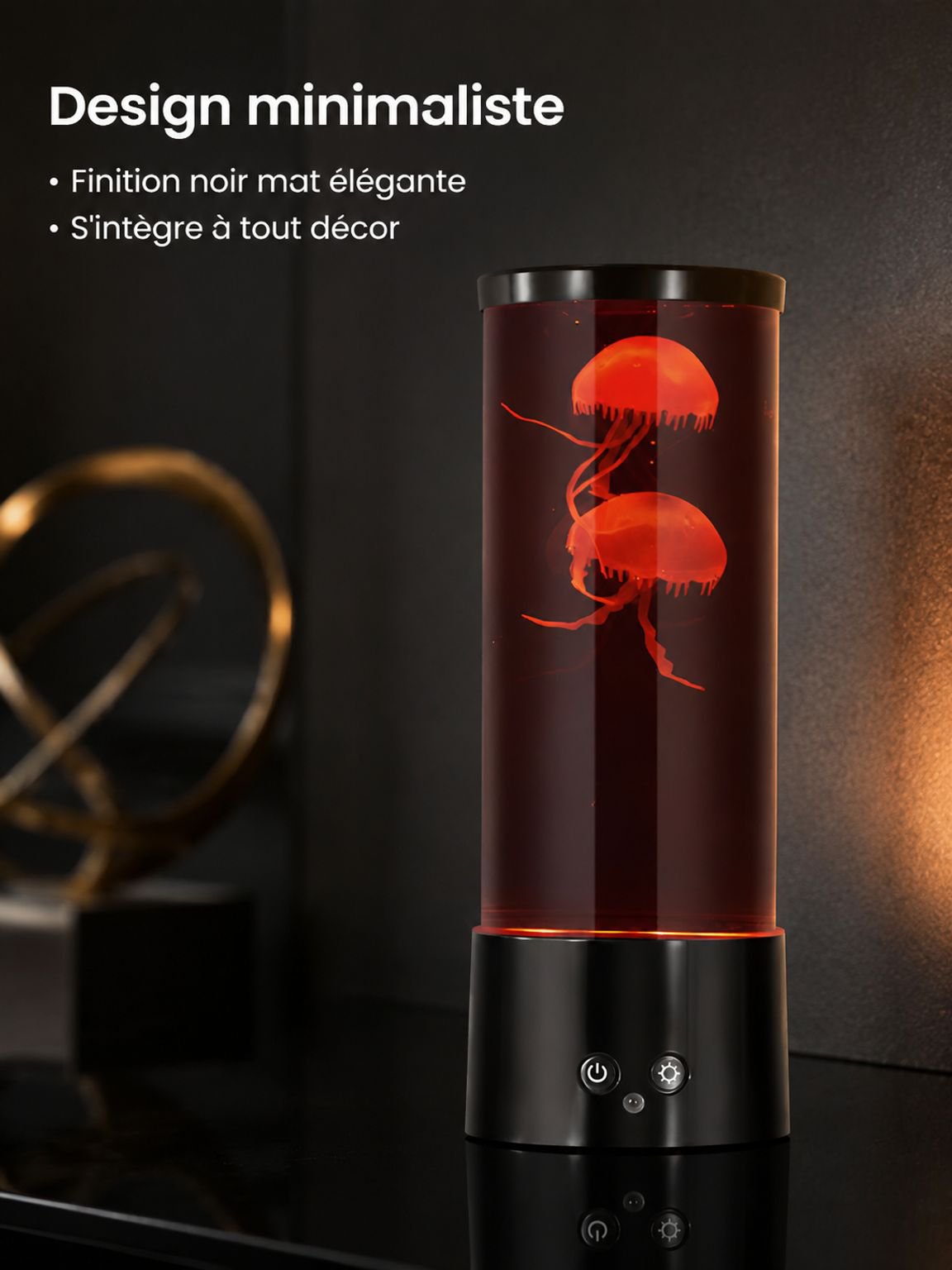 Éclairage lumineux et design innovant à bulles de poisson