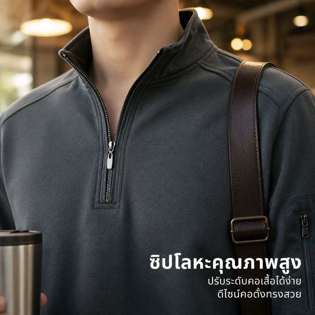 เสื้อสเวตเตอร์ลำลองสไตล์ญี่ปุ่นสำหรับผู้ชาย ฤดูใบไม้ผลิ/ฤดูใบไม้ร่วง