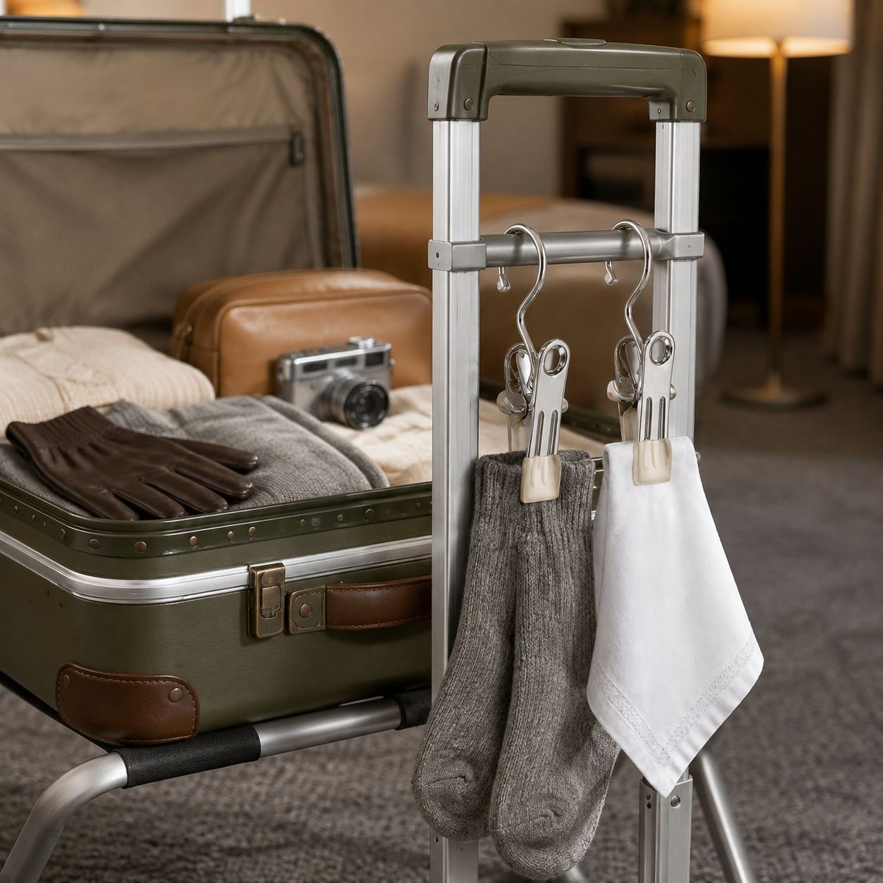 Heavy-duty non-slip hanger for pants and skirts