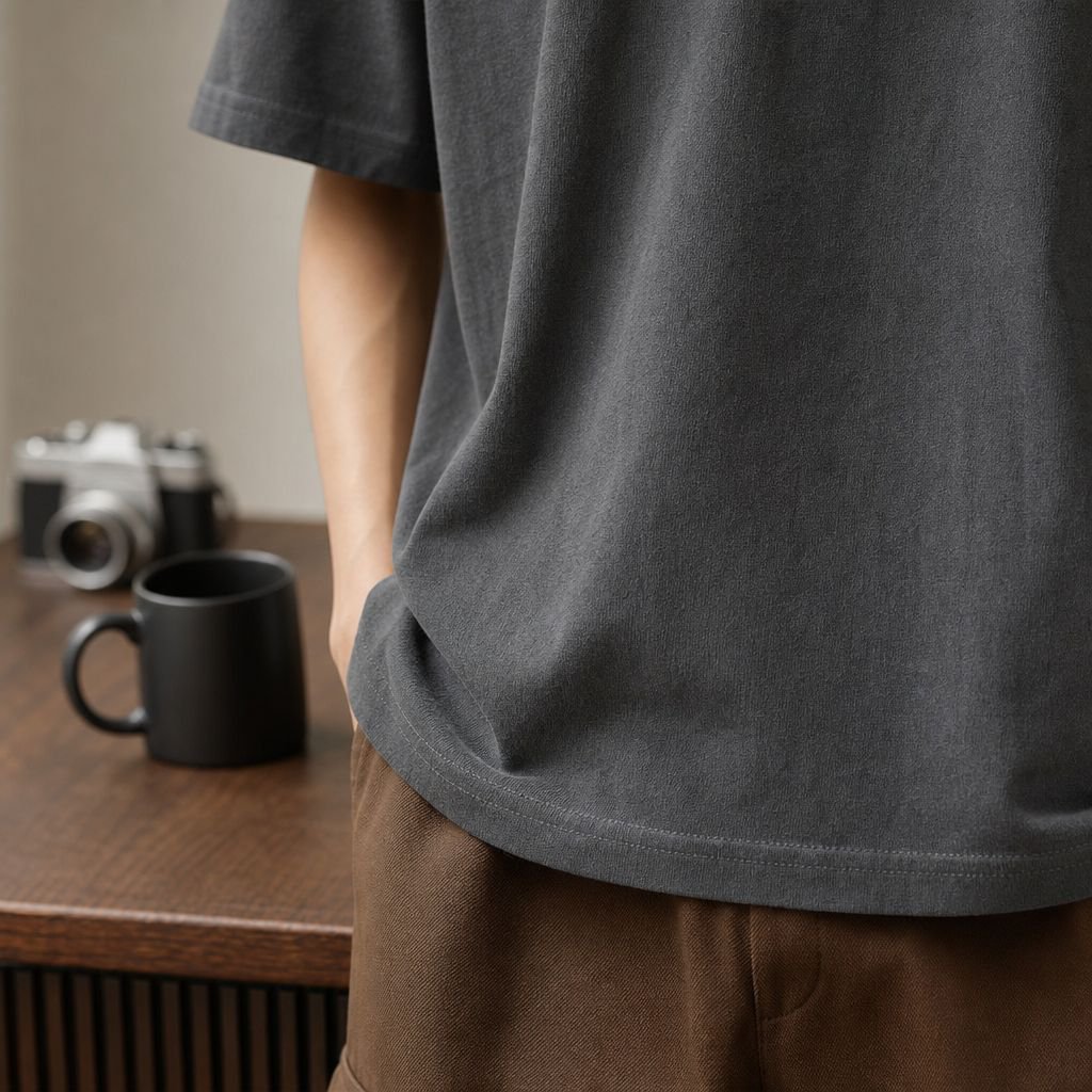 ピュアコットン素材の快適なTシャツ
