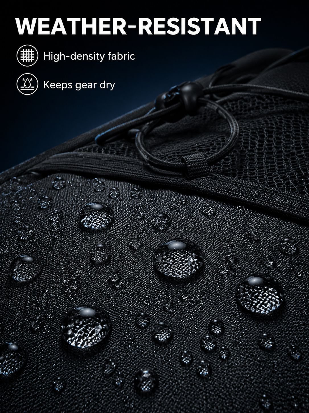 Waterproof camping tent for all weather conditions