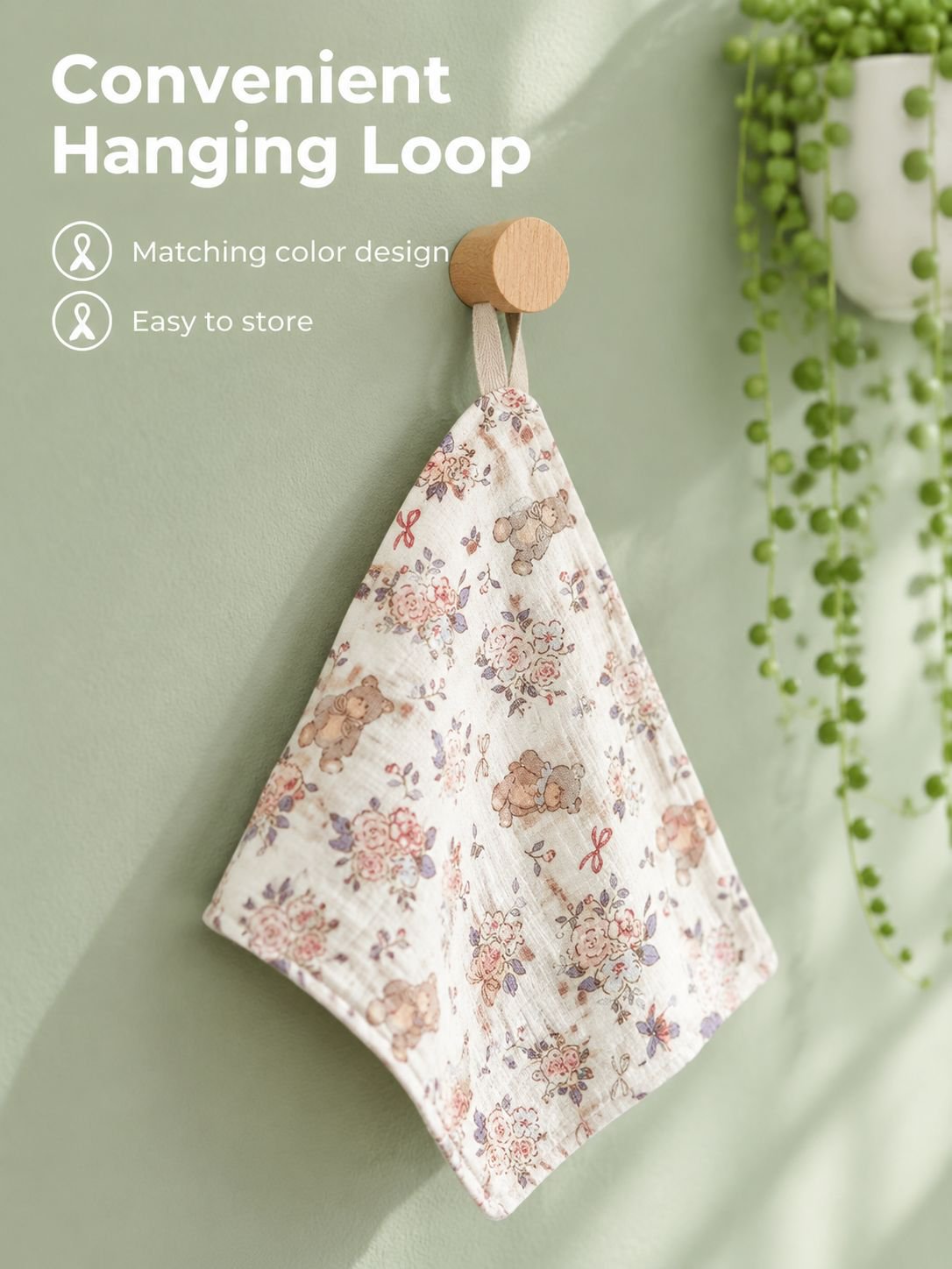 Fresh floral baby accessory for daily use
