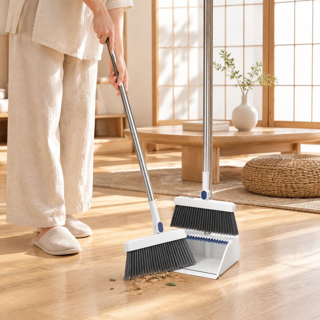 Thickened and Enlarged Foldable Broom Set