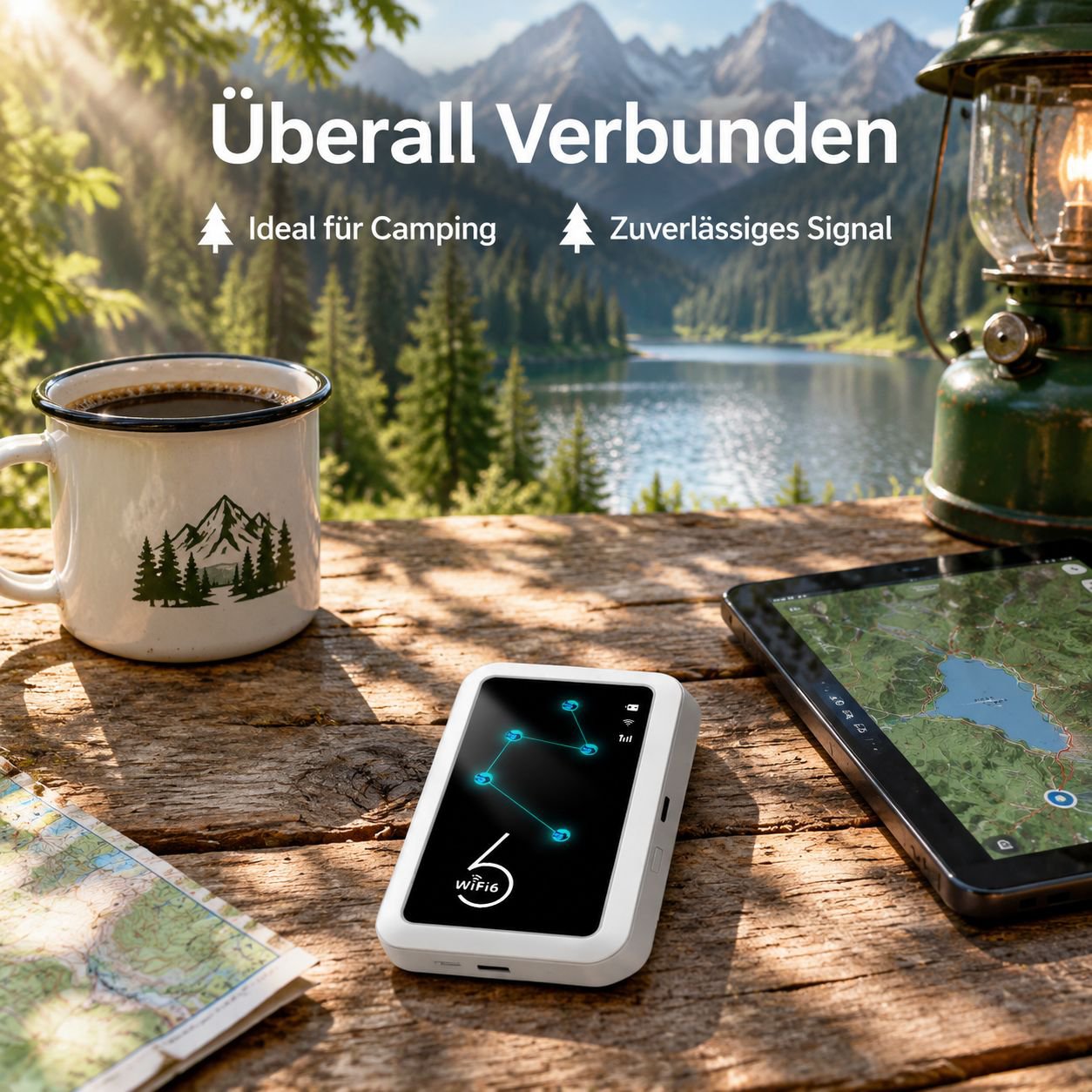 Mobiler WiFi 6 Wireless Router – Unbegrenztes High-Speed-Internet