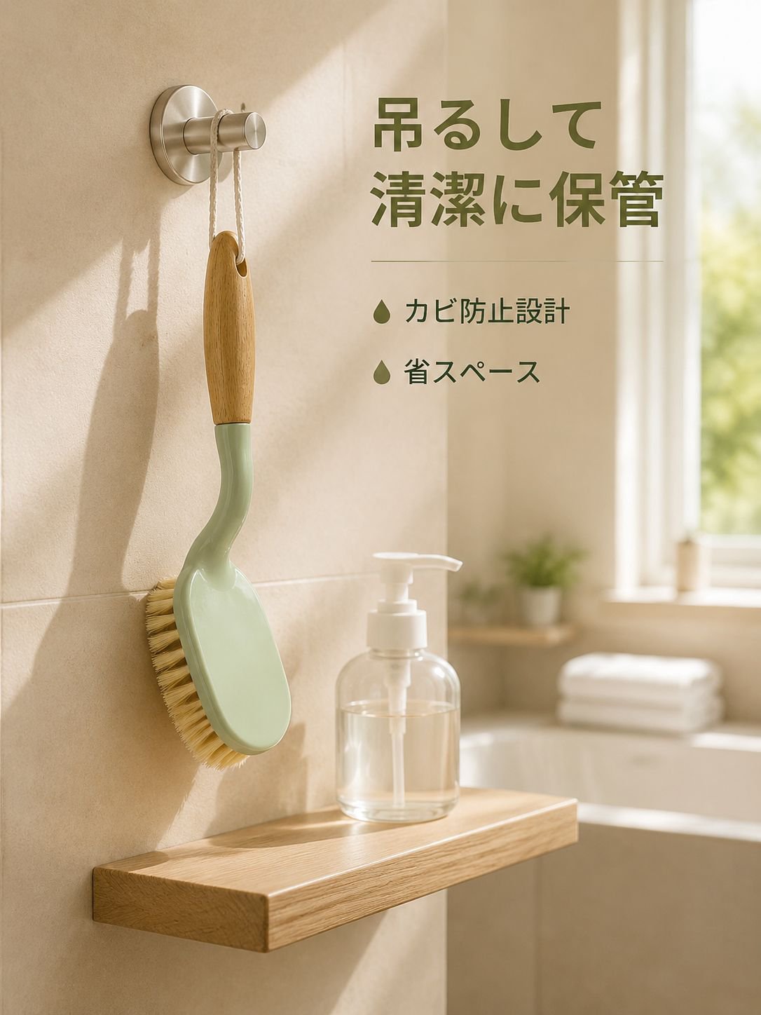 ハンドル付きクリーニングブラシ