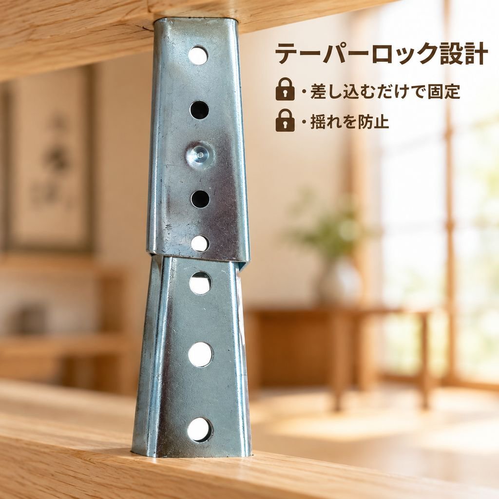 ソファ用金具 扶手用テーパースライドクランプ