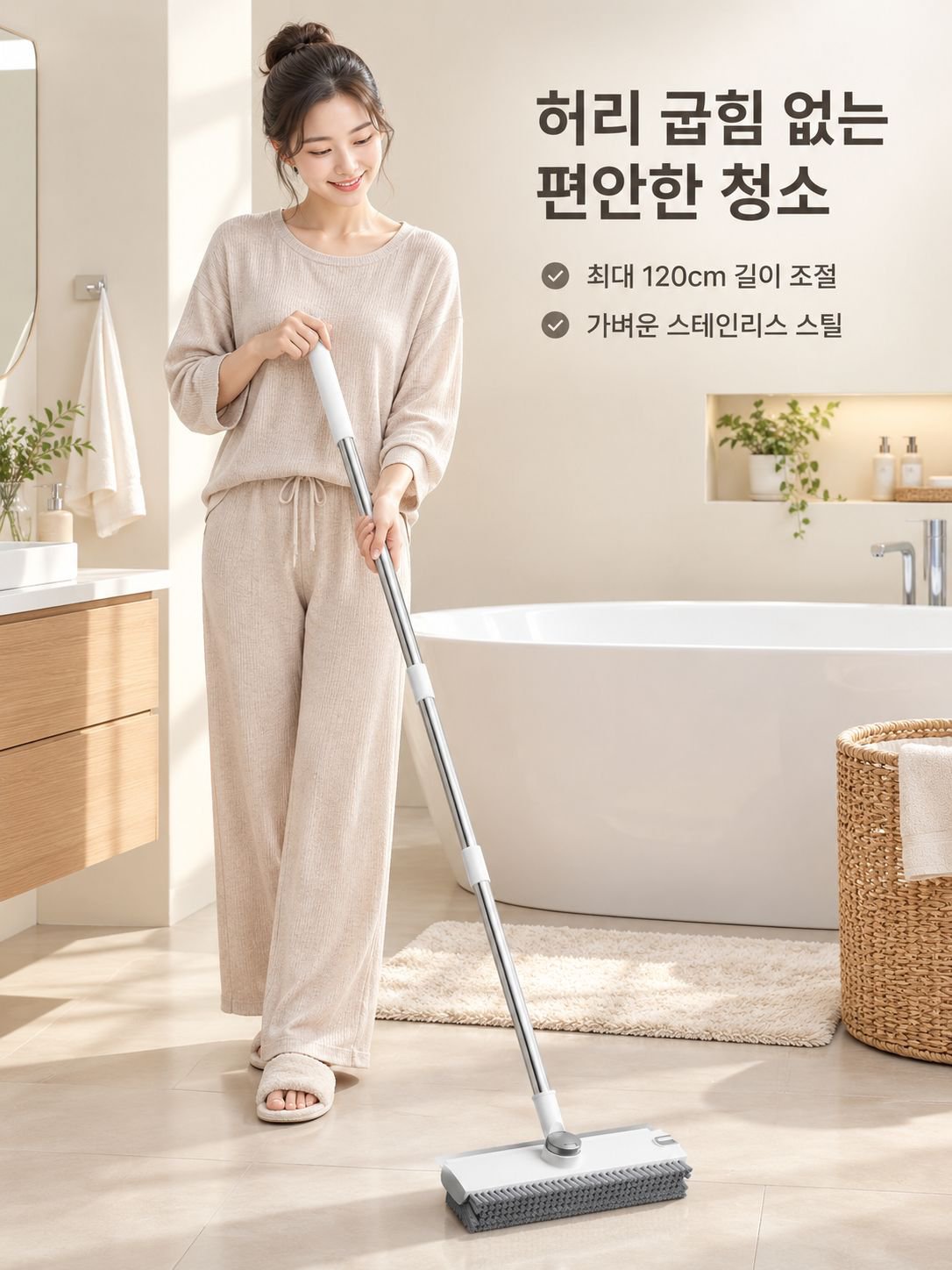 욕실 타일 틈새 브러시