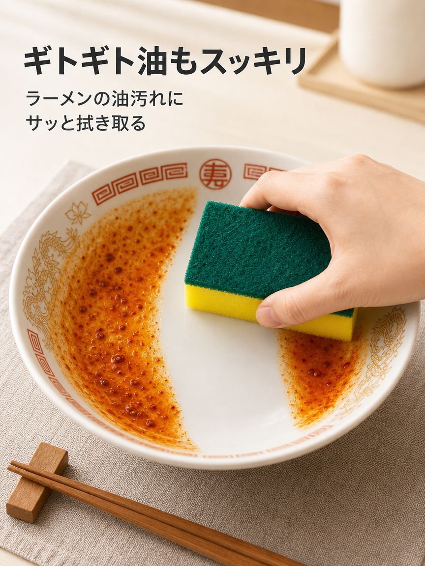 家庭用鍋洗いスポンジたわし
