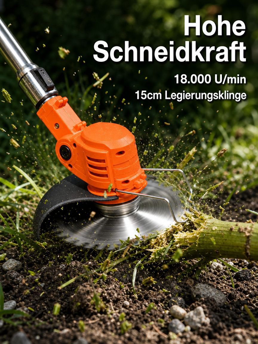 Leichter kabelloser Rasentrimmer für den Hausgebrauch