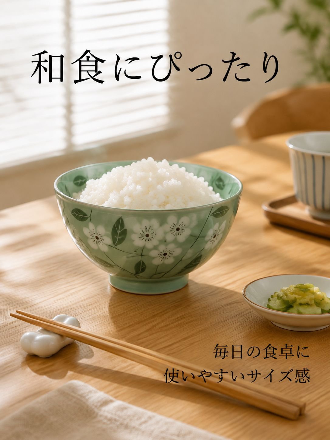 美濃焼和風陶器ご飯茶碗・お皿 家庭用 下絵付け工芸