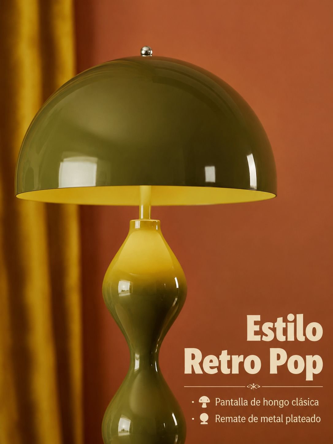 Creative corner illuminated mushroom floor lamp