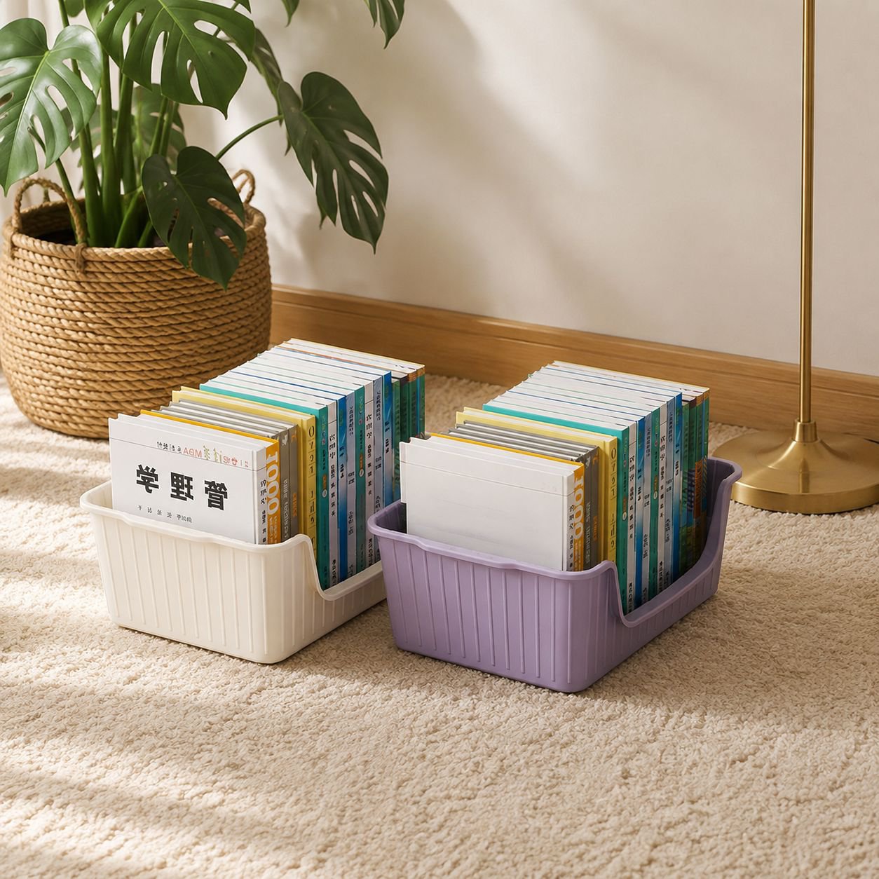 Multi-purpose storage bin for classrooms
