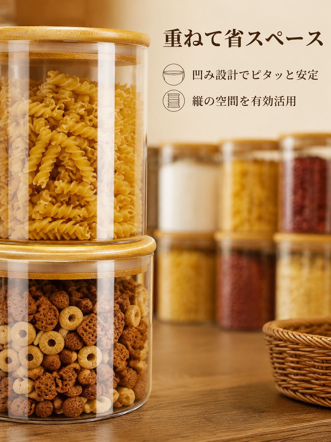 家庭用キッチン食品貯蔵容器
