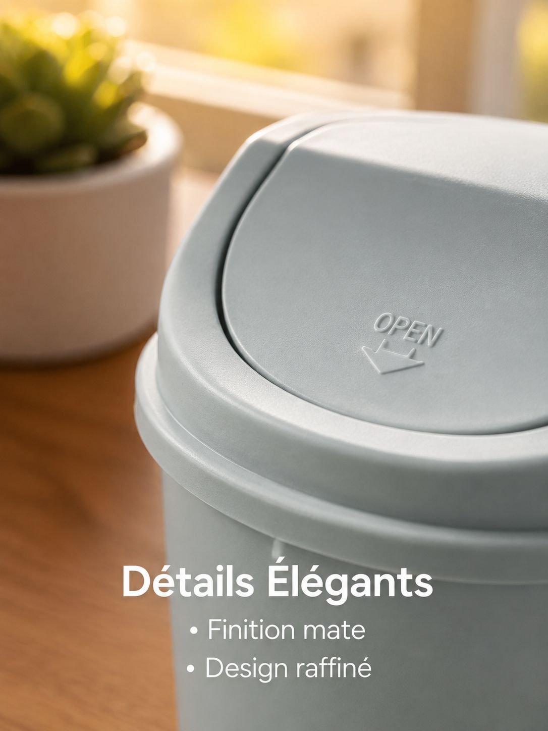 Cubo portátil de almacenamiento para tocador