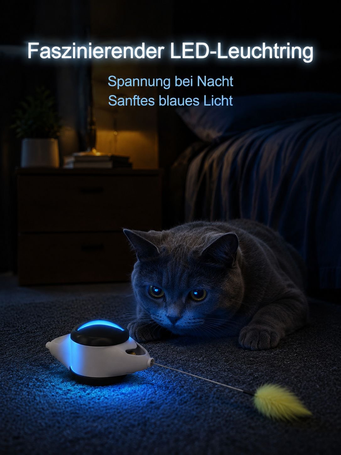 Intelligentes interaktives Katzenspielzeug