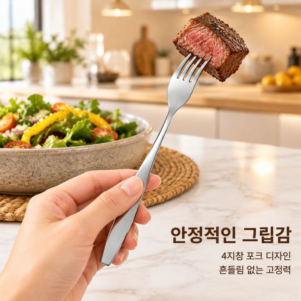 양식 나이프 포크 스푼 5종 세트 럭셔리 가정용 스테이크 식기 도매