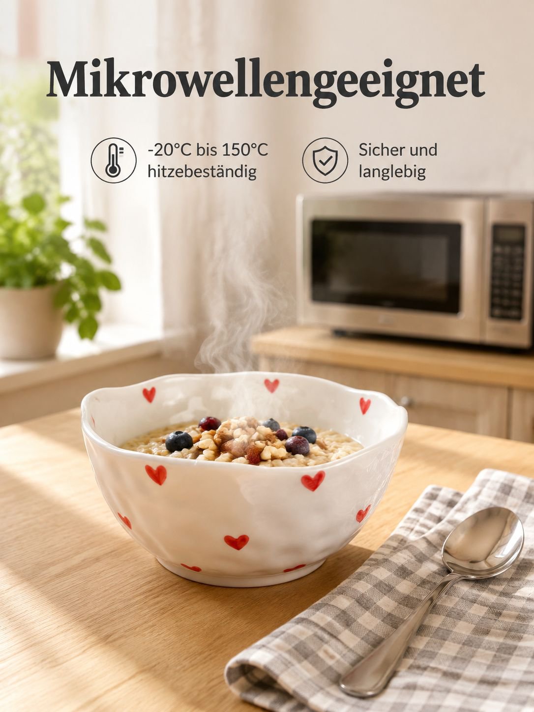 Handbemaltes, kreativ geformtes Keramikgeschirr