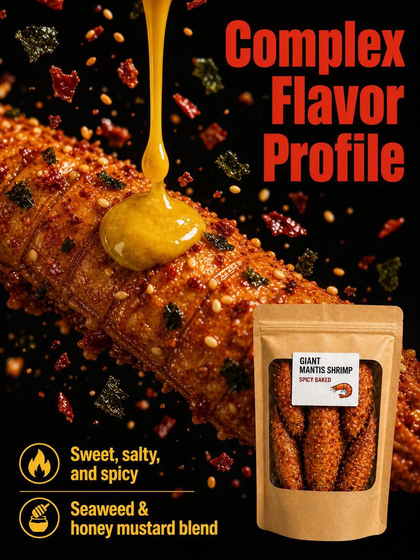 Delicious crispy mantis shrimp for instant eating