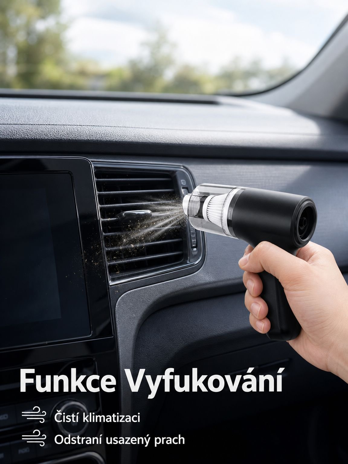 Víceúčelový vysavač do auta
