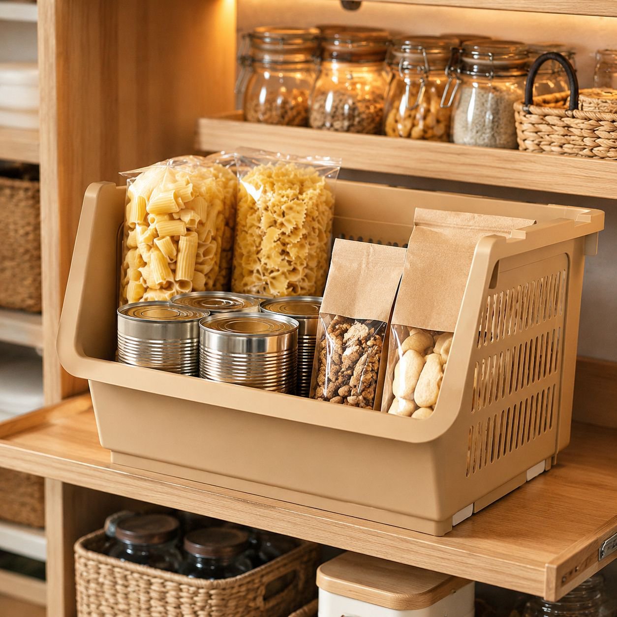 Modern design kitchen floor basket