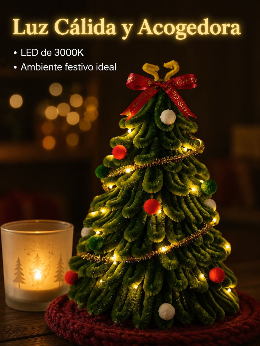 Kit para hacer adornos para el árbol de Navidad