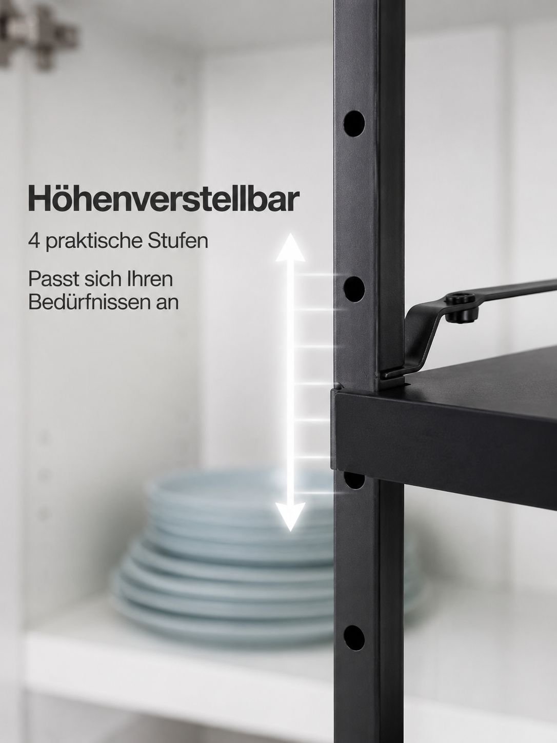 Multifunktionale, verstellbare Stapeltrennwand