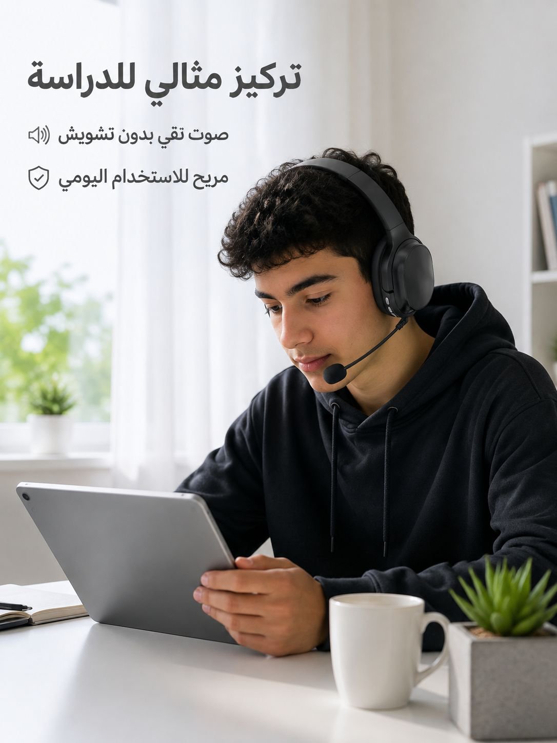 سماعة رأس بلوتوث متعددة الوظائف 4 في 1 